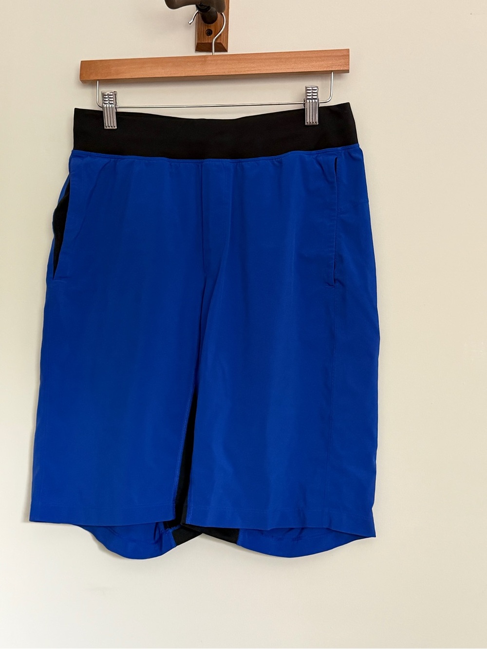 lululemon athletica Blue and Black Athletic Shorts